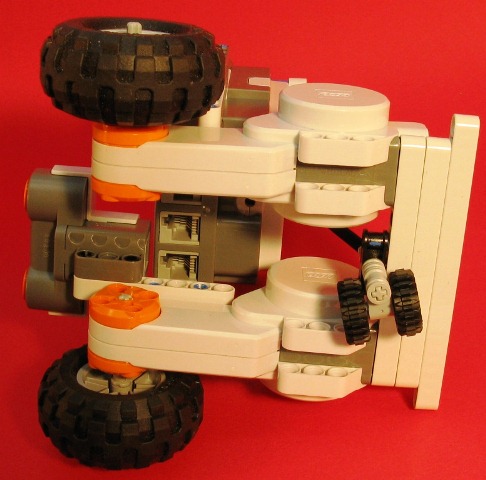 Sonar added to ClareBot Lego NXT Robot 4 big image