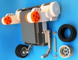 First Robot build step 6 Lego mindStorms DrGraeme