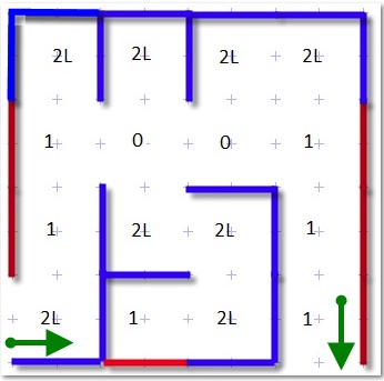 Maze 10 for Lego NXT MindStorms robot, free tutorial