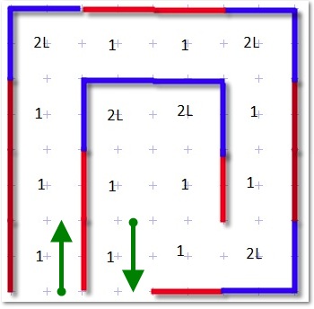 Maze 9 for Lego NXT MindStorms robot, free tutorial