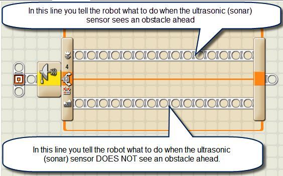 ClareBot Sonar NXT-G Programming Build 1 DrGraeme.net