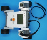 MiniBot Step10 build tutorial Lego MindStorms first Robot DrGraeme.net