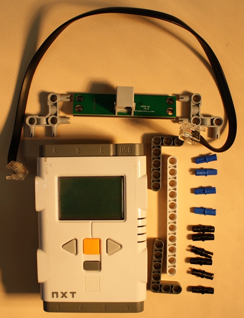 SUMO eyes test rig LEGO NXT tutorial mindsensors DrGraeme